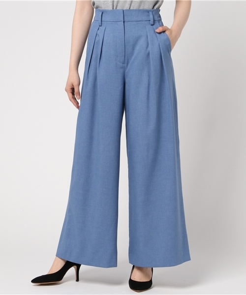 N.（N. Natural Beauty Basic）（エヌエヌナチュラルビューティーベーシック）の「リネコリラックスシリーズパンツ（その他パンツ・レディース・ネイビー/ブルー/ホワイト/ベージュ・MEDIUM）」の17枚目の写真