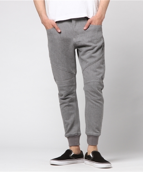 VENCEEXCHANGE(ヴァンスエクスチェンジ)の「カラードビーバイカーパンツ (その他パンツ・メンズ・ブラック/オフホワイト/グレー・SMALL/LARGE/MEDIUM)」の3枚目の写真