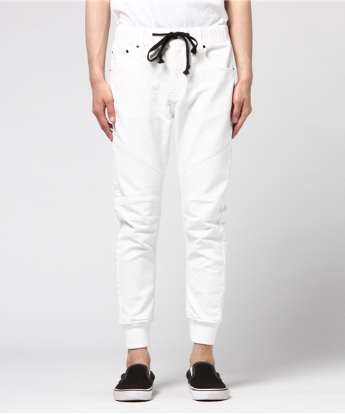 VENCEEXCHANGE(ヴァンスエクスチェンジ)の「カラードビーバイカーパンツ (その他パンツ・メンズ・ブラック/オフホワイト/グレー・SMALL/LARGE/MEDIUM)」の6枚目の写真