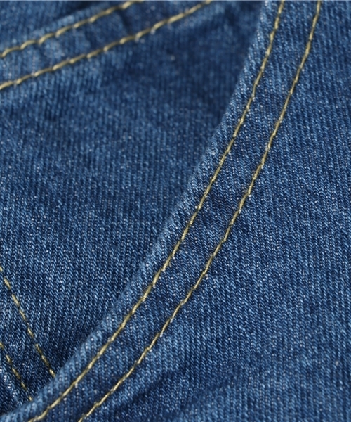 mysty woman（ミスティウーマン）の「10ozデニム裾フリンジワイドパンツ（デニムパンツ・レディース・サックスブルー/ブルー/ブルー系その他・SMALL/MEDIUM）」の13枚目の写真