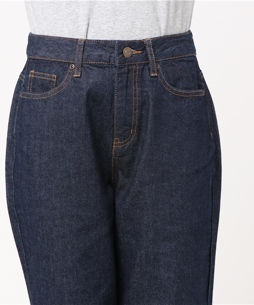 Honeys（ハニーズ）の「ロールアップデニムパンツ（デニムパンツ・レディース・ワンウォッシュ/インディゴブルー・M/S/L）」の7枚目の写真
