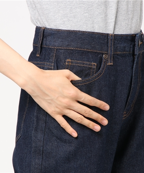 Honeys（ハニーズ）の「ロールアップデニムパンツ（デニムパンツ・レディース・ワンウォッシュ/インディゴブルー・M/S/L）」の9枚目の写真