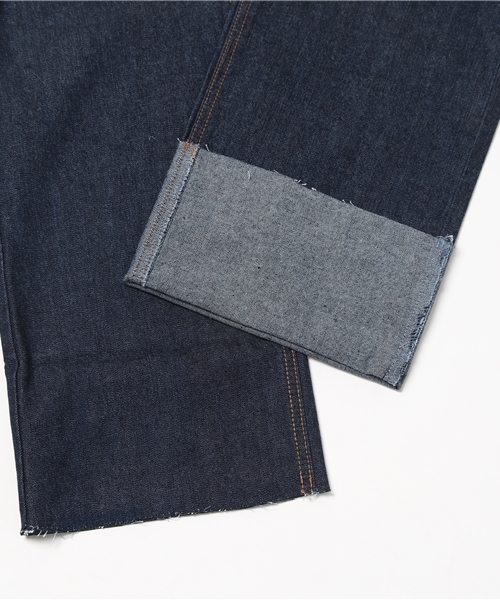 Honeys（ハニーズ）の「ロールアップデニムパンツ（デニムパンツ・レディース・ワンウォッシュ/インディゴブルー・M/S/L）」の12枚目の写真