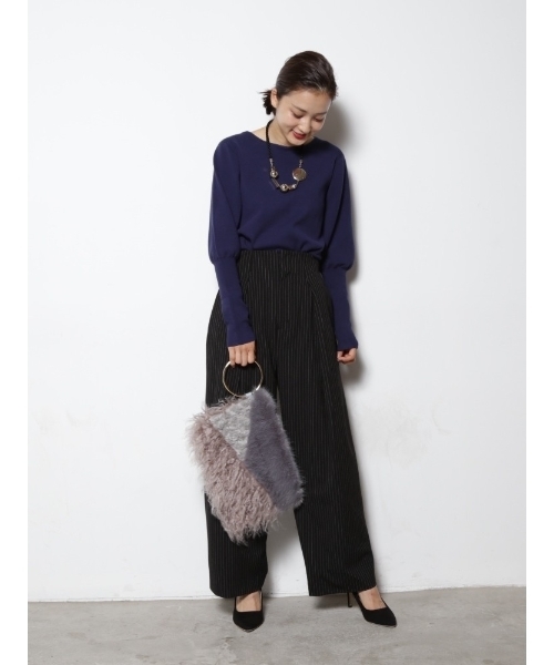 LAGUNAMOON（ラグナムーン）の「パフスリーブニットプルオーバー【別注