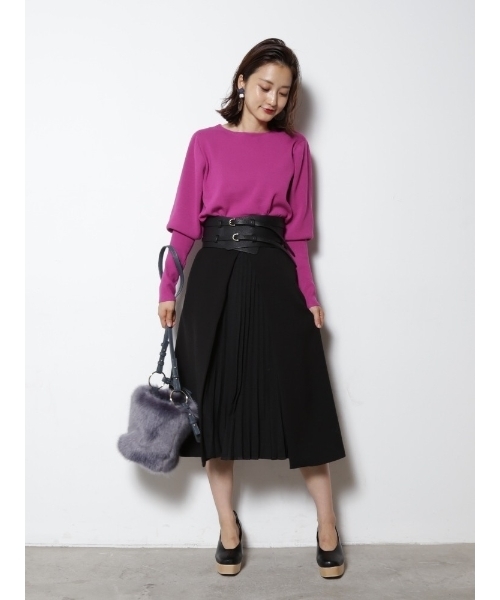 LAGUNAMOON（ラグナムーン）の「パフスリーブニットプルオーバー【別注