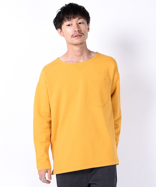 SHIPS Days（シップスデイズ）の「SHIPS Days: ウラケ プルオーバー（スウェット・メンズ・ライトグレー/ベージュ/ピンクゴールド・S～Ｍ/M～Ｌ）」の3枚目の写真