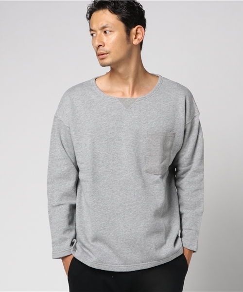 SHIPS Days（シップスデイズ）の「SHIPS Days: ウラケ プルオーバー（スウェット・メンズ・ライトグレー/ベージュ/ピンクゴールド・S～Ｍ/M～Ｌ）」の10枚目の写真