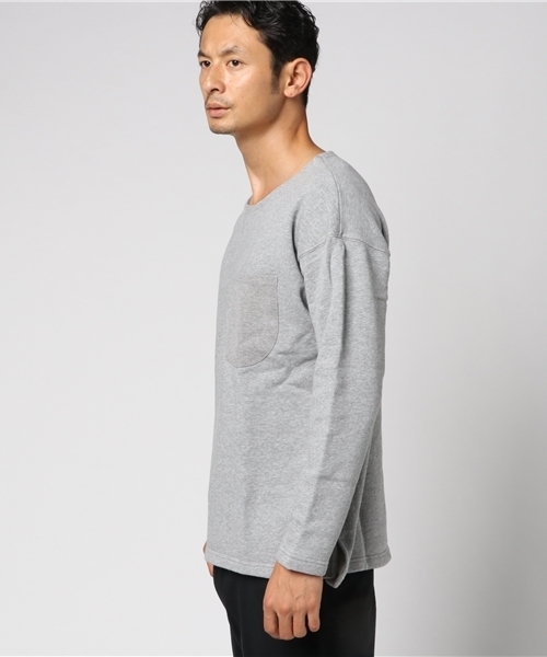 SHIPS Days（シップスデイズ）の「SHIPS Days: ウラケ プルオーバー（スウェット・メンズ・ライトグレー/ベージュ/ピンクゴールド・S～Ｍ/M～Ｌ）」の8枚目の写真