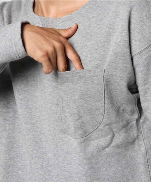 SHIPS Days（シップスデイズ）の「SHIPS Days: ウラケ プルオーバー（スウェット・メンズ・ライトグレー/ベージュ/ピンクゴールド・S～Ｍ/M～Ｌ）」の5枚目の写真