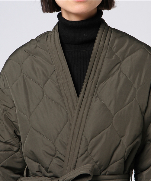 LBC(エルビーシー)の「キルトガウン (ミリタリージャケット・レディース・ダークグリーン・LARGE/MEDIUM)」の7枚目の写真