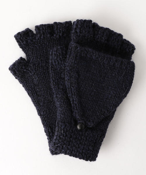 Black Sheep（ブラックシープ）の「[ブラックシープ] SC BLACK SHEEP フラップ グローブ / 手袋（手袋・メンズ・ダークグレー/ネイビー/オフホワイト・FREE）」の3枚目の写真
