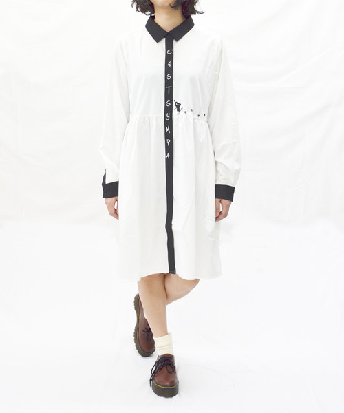 Rydia リディア の ボンジュールガーリーワンピース シャツワンピース Wear