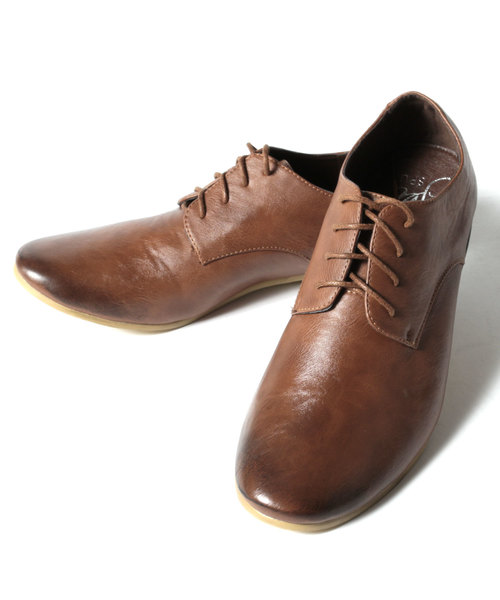 THE CASUAL（カジュアル）の「撥水加工プレーントゥダンスバブーシュシューズ（ドレスシューズ・メンズ・ダークブラウン/チャコールグレー/ブラウン/ブラック/キャメル/ワイン・L/M/S）」の4枚目の写真