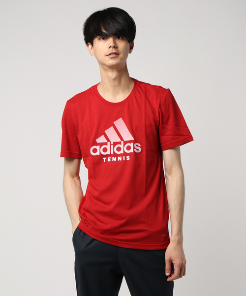 adidas（アディダス）の「MEN BASIC テニスTシャツ（Tシャツ