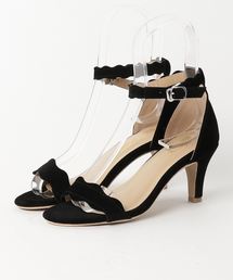 《雑誌GINGER掲載》スカラップカットストラップサンダル