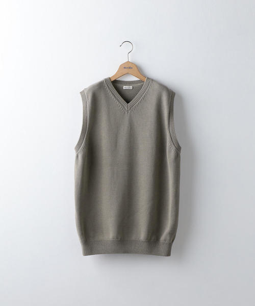 steven alan ケーブルニットベスト グレー steven alan ケーブルニットベスト グレー