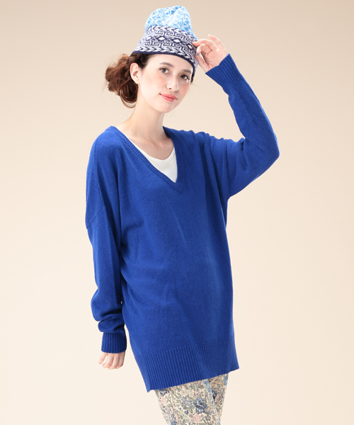 B:MING by BEAMS（ビーミングバイビームス）の「□ビーミング by ビームス / *6者混チュニック*（ニット/セーター・レディース・ライトグレー/ブラック/ベージュ/レッド/イエロー/ブルー・ONE SIZE）」の14枚目の写真