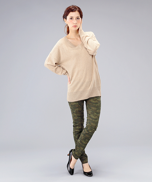 B:MING by BEAMS（ビーミングバイビームス）の「□ビーミング by ビームス / *6者混チュニック*（ニット/セーター・レディース・ライトグレー/ブラック/ベージュ/レッド/イエロー/ブルー・ONE SIZE）」の16枚目の写真