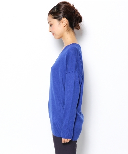 B:MING by BEAMS（ビーミングバイビームス）の「□ビーミング by ビームス / *6者混チュニック*（ニット/セーター・レディース・ライトグレー/ブラック/ベージュ/レッド/イエロー/ブルー・ONE SIZE）」の8枚目の写真