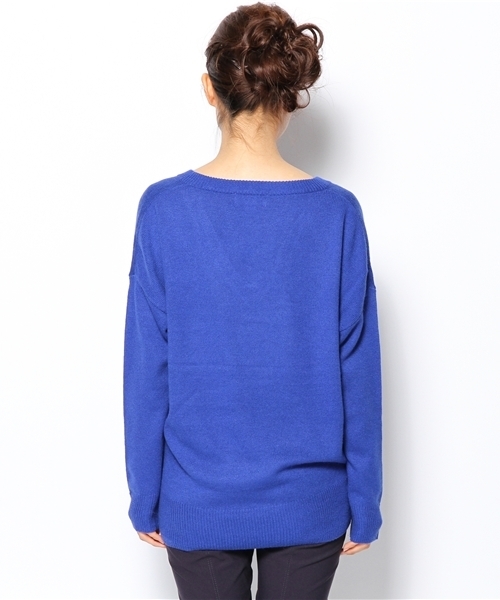 B:MING by BEAMS（ビーミングバイビームス）の「□ビーミング by ビームス / *6者混チュニック*（ニット/セーター・レディース・ライトグレー/ブラック/ベージュ/レッド/イエロー/ブルー・ONE SIZE）」の9枚目の写真