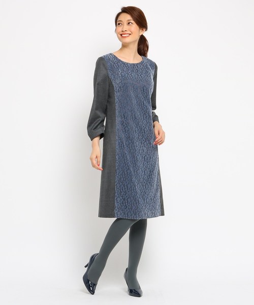 セール ワンピース Sunauna スーナウーナ のワンピース フロッキー切り替えワンピース 545 18 02 をセール価格で購入できます World Select Sunauna スーナウーナ のファッション フロッキー切り替えワンピース ワンピース