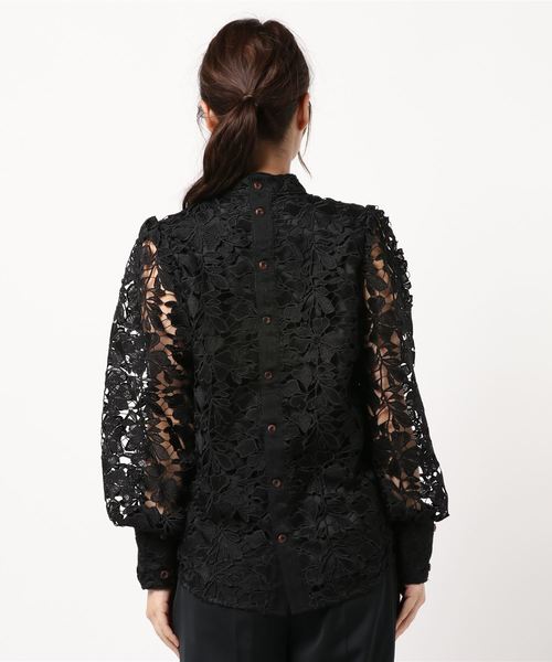 moussy  マウジー LACE TUCK SLEEVE トップス moussy マウジー LACE TUCK SLEEVE トップス