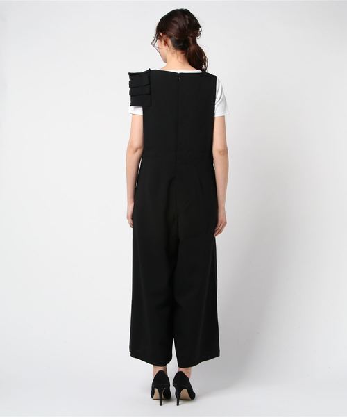 LHELBIE（レルビエ）の「アシメフリンジフレアオールインワン 