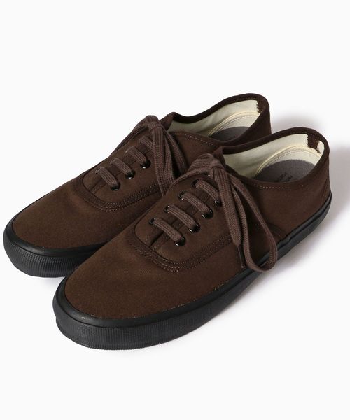 REPRODUCTION OF FOUND（リプロダクションオブファウンド）の「【Begin5月号掲載】REPRODUCTION OF FOUND×SHIPS: 別注 US NAVY SHOES（スニーカー・メンズ・ブラック/ブラウン/オフホワイト・44/41/42/43）」の3枚目の写真