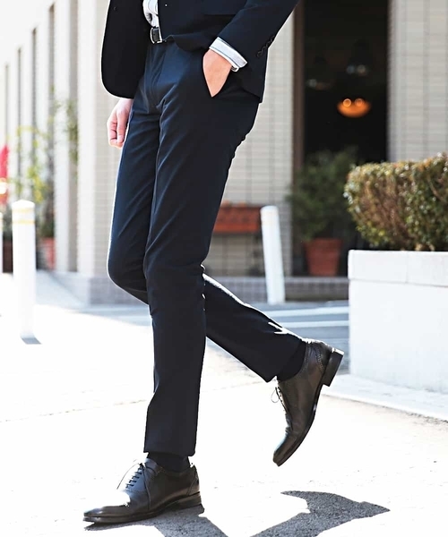 MICHEL KLEIN HOMME (ミッシェルクランオム)の「パンツ(ソロテックスモクロディ)(その他パンツ・メンズ・ネイビー/グレー・46/48/51)」の16枚目の写真