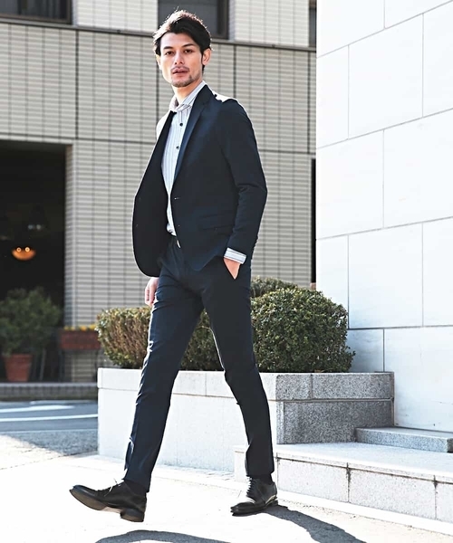 MICHEL KLEIN HOMME (ミッシェルクランオム)の「パンツ(ソロテックスモクロディ)(その他パンツ・メンズ・ネイビー/グレー・46/48/51)」の15枚目の写真