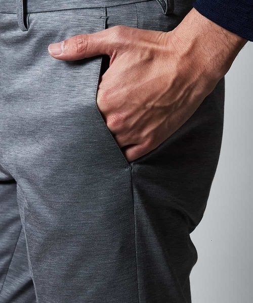 MICHEL KLEIN HOMME (ミッシェルクランオム)の「パンツ(ソロテックスモクロディ)(その他パンツ・メンズ・ネイビー/グレー・46/48/51)」の6枚目の写真
