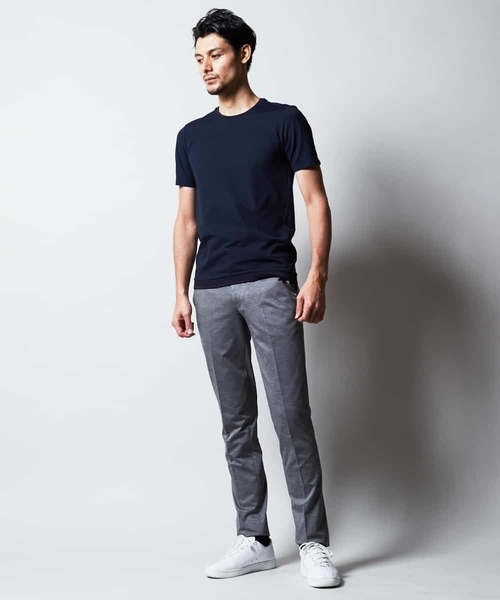 MICHEL KLEIN HOMME (ミッシェルクランオム)の「パンツ(ソロテックスモクロディ)(その他パンツ・メンズ・ネイビー/グレー・46/48/51)」の4枚目の写真