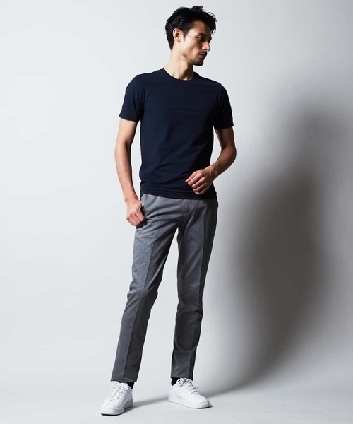 MICHEL KLEIN HOMME (ミッシェルクランオム)の「パンツ(ソロテックスモクロディ)(その他パンツ・メンズ・ネイビー/グレー・46/48/51)」の3枚目の写真