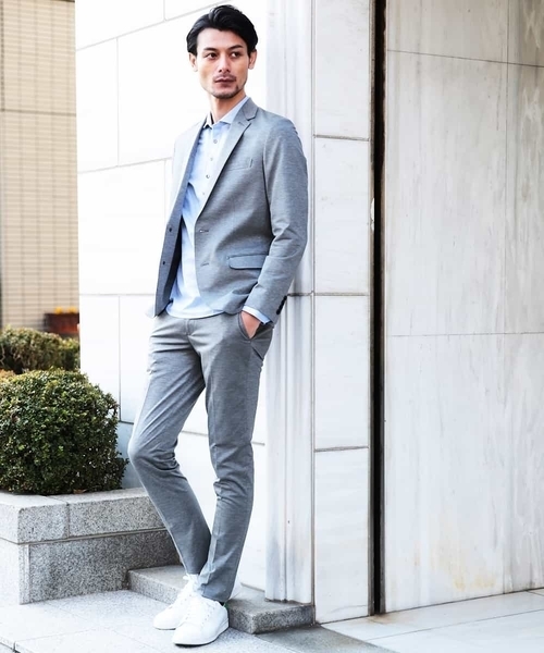 MICHEL KLEIN HOMME (ミッシェルクランオム)の「パンツ(ソロテックスモクロディ)(その他パンツ・メンズ・ネイビー/グレー・46/48/51)」の20枚目の写真