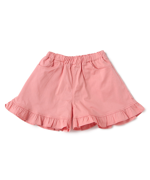 Web限定 裾フリルショートパンツ パンツ B Room ビールーム の