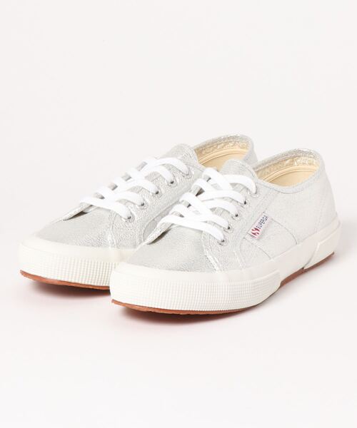 SUPERGA（スペルガ）の「スペルガ 2750-LAMEW（スニーカー・レディース・シルバー/グレー・37/38）」の2枚目の写真