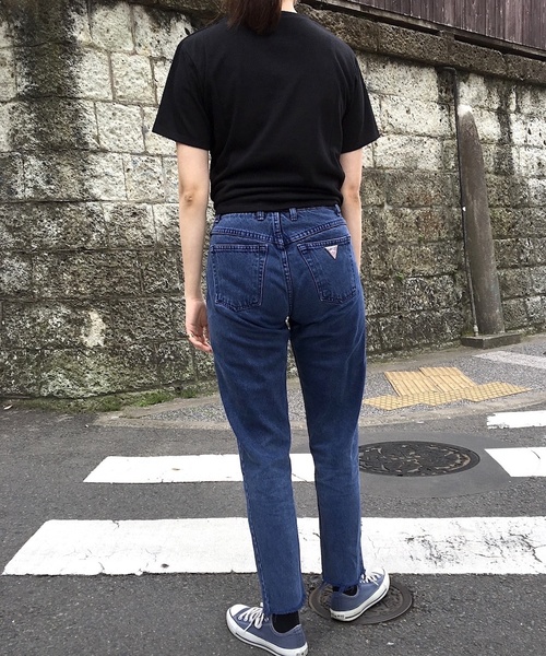 Culture Medium(カルチャーミディアム)の「30s二重地天竺ツイストTシャツ(Tシャツ/カットソー・レディース・ホワイト/ブラック/ベージュ/ピンク・FREE)」の20枚目の写真