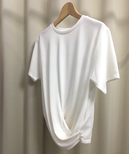 Culture Medium(カルチャーミディアム)の「30s二重地天竺ツイストTシャツ(Tシャツ/カットソー・レディース・ホワイト/ブラック/ベージュ/ピンク・FREE)」の13枚目の写真
