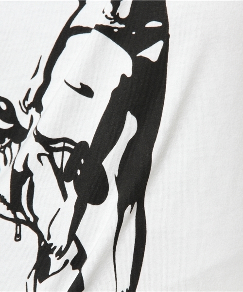 HYSTERIC GLAMOUR（ヒステリックグラマー）の「SKOLOCT×HYSTERIC/HYSK-HYS TIMES pt T-SH（Tシャツ/カットソー・レディース・ホワイト・FREE）」の2枚目の写真