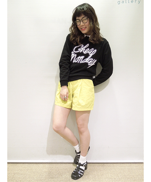 WHO'S WHO gallery(フーズフーギャラリー)の「【WEB限定価格】カラフルコットンキュロット(その他パンツ・レディース・チャコールグレー/イエロー/グリーン/ピンク・FREE)」の12枚目の写真
