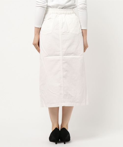 KOBE LETTUCE（コウベレタス）の「フロントスリットセミフレアスカート（スカート・レディース・ベージュ/インディゴブルー/アイボリー/ブルー系その他・FREE）」の9枚目の写真