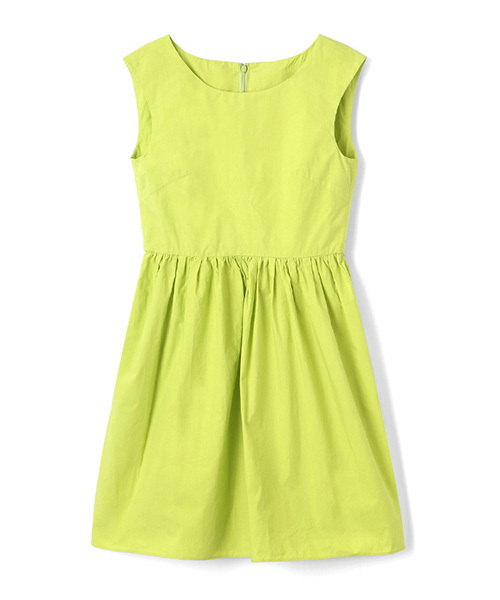 MAISON DE REEFUR（メゾンドリーファー）の「【WEB SHOP限定カラー】コットンカラーワンピース（ワンピース・レディース・ライム/ダークブルー/ライラック/レモンイエロー/オレンジ・38/36）」の2枚目の写真