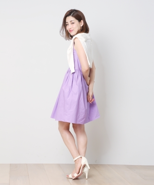 MAISON DE REEFUR（メゾンドリーファー）の「【WEB SHOP限定カラー】コットンカラーワンピース（ワンピース・レディース・ライム/ダークブルー/ライラック/レモンイエロー/オレンジ・38/36）」の19枚目の写真