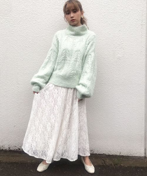 one after another NICE CLAUP（ワンアフターアナザーナイスクラップ）の「ハートキルティングバレエシューズ（バレエシューズ・レディース・アイボリー/ブラウン/モカ・SMALL/MEDIUM/LARGE）」の6枚目の写真