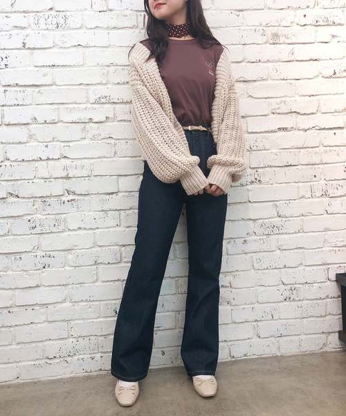 one after another NICE CLAUP（ワンアフターアナザーナイスクラップ）の「ハートキルティングバレエシューズ（バレエシューズ・レディース・アイボリー/ブラウン/モカ・SMALL/MEDIUM/LARGE）」の17枚目の写真