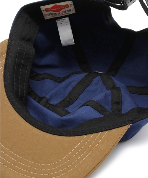 BEAMS BOY（ビームスボーイ）の「BEAMS BOY / 2TONE CAP（キャップ・レディース・ベージュ/ネイビー・ONE SIZE）」の8枚目の写真