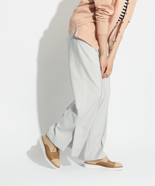 qualite（カリテ）の「サイドベンツパンツ（その他パンツ・レディース・ブラック/ベージュ/ライトグレー・40/38/36）」の3枚目の写真