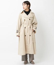 mystic | ダブルロングトレンチ(トレンチコート)