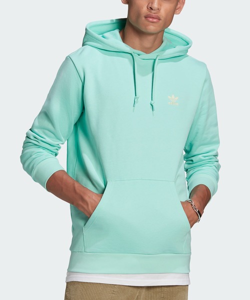 トレフォイル パーカー エッセンシャルズ エッセンシャルズ パーカー Adidas アディダス のファッション Essential Hoodie トップス アディダスオリジナルス メンズ レディース パーカー 高い品質人気殺到