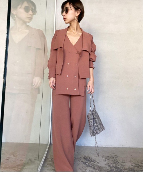 パンツ AMERI VINTAGE SHORT LEG KNIT PANTS パンツ AMERI VINTAGE SHORT LEG KNIT PANTS Ameri（アメリ）の